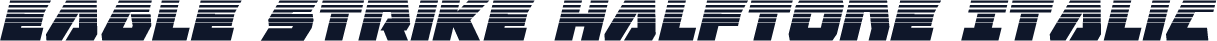 Eagle Strike Halftone Italic