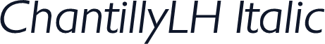 ChantillyLH Italic