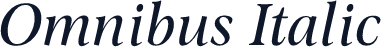 Omnibus Italic