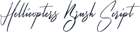 Hellicopters Brush Script