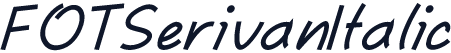 FOTSerivanItalic