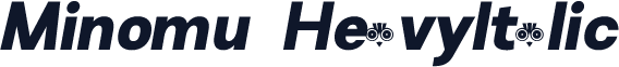 Minomu-HeavyItalic
