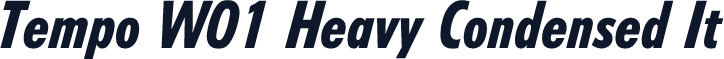Tempo W01 Heavy Condensed It