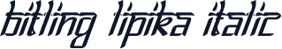 Bitling lipika Italic