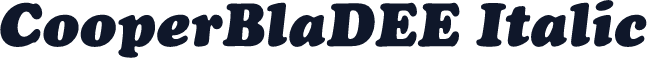 CooperBlaDEE Italic