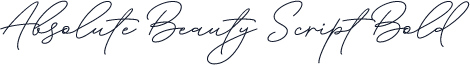 Absolute Beauty Script Bold