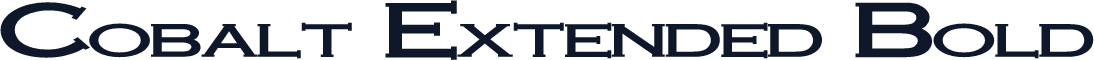 Cobalt Extended Bold