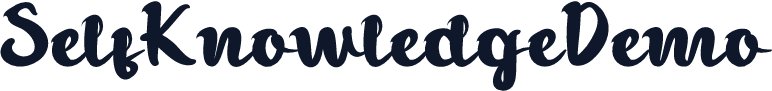 SelfKnowledgeDemo