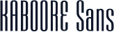 KABOORE Sans