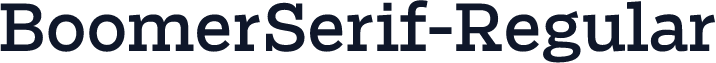 BoomerSerif-Regular