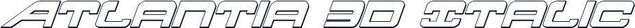 Atlantia 3D Italic