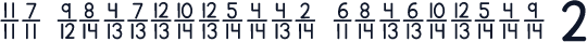 KG Traditional Fractions 2