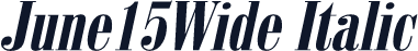 June15Wide Italic