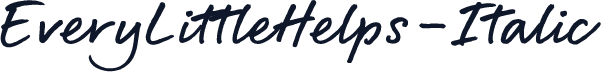 EveryLittleHelps-Italic