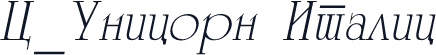 C_Unicorn Italic