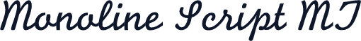 Monoline Script MT