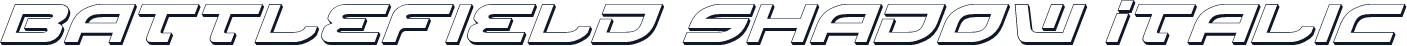 Battlefield Shadow Italic