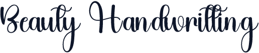 Beauty Handwritting