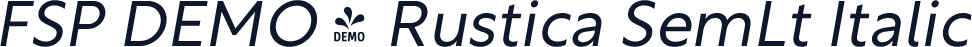 FSP DEMO - Rustica SemLt Italic