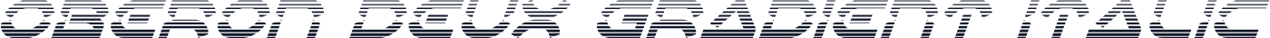 Oberon Deux Gradient Italic