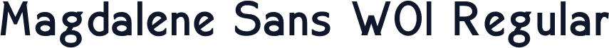 Magdalene Sans W01 Regular