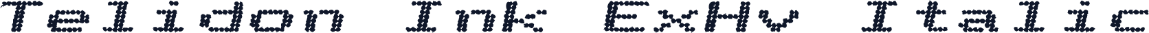 Telidon Ink ExHv Italic
