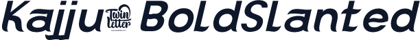 Kajju-BoldSlanted