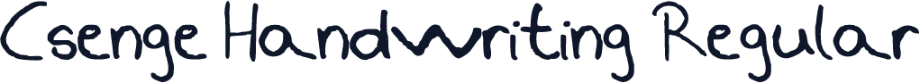 Csenge Handwriting Regular