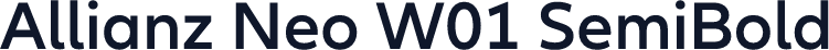 Allianz Neo W01 SemiBold