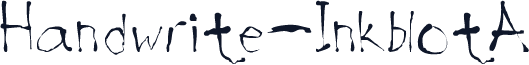 Handwrite-InkblotA