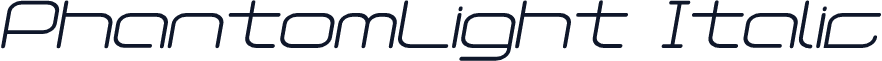 PhantomLight Italic
