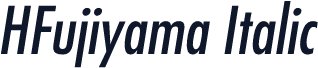 HFujiyama Italic