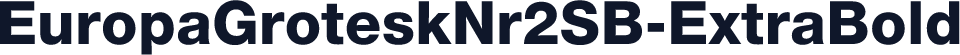 EuropaGroteskNr2SB-ExtraBold
