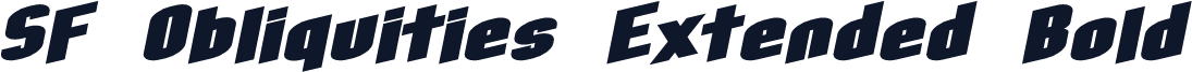 SF Obliquities Extended Bold