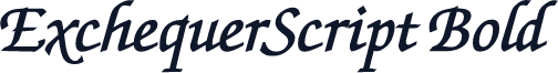 ExchequerScript Bold