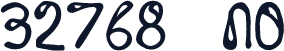 32768 NO