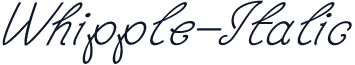Whipple-Italic