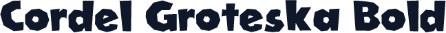 Cordel Groteska Bold