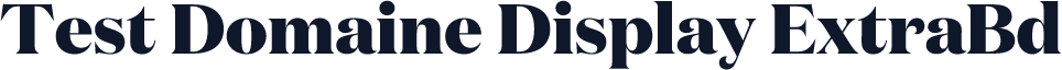 Test Domaine Display ExtraBd