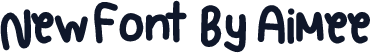 NewFontByAimee