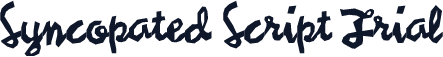 Syncopated Script Trial