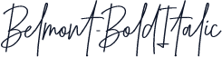 Belmont-BoldItalic