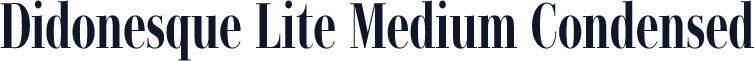 Didonesque Lite Medium Condensed