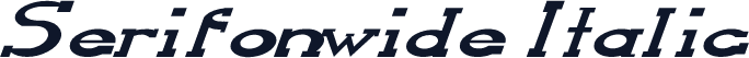 Serifonwide Italic
