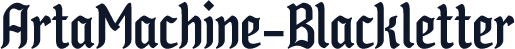 ArtaMachine-Blackletter