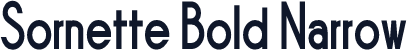 Sornette Bold Narrow