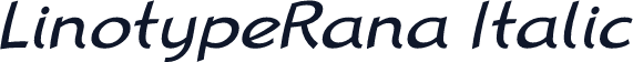 LinotypeRana Italic