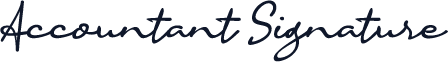 Accountant Signature