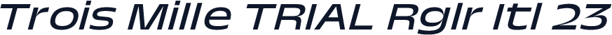 Trois Mille TRIAL Rglr Itl 23