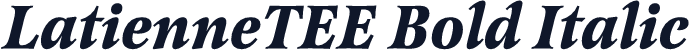 LatienneTEE Bold Italic